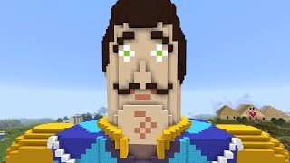 MEGA NEIGHBOR TAKES OVER MINECRAFT [upl. by Liv]