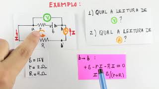 Circuitos Elétricos  Amperímetro e Voltímetro [upl. by Elleinet218]