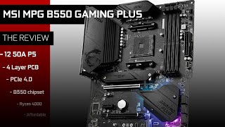 MSI MPG B550 GAMING PLUS a HOT mess [upl. by Shirlene]