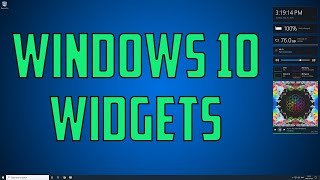 Add Modern Widgets  Windows 10 [upl. by Templeton738]