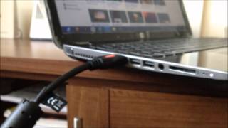 How To Connect Your LaptopComputer Using A HDMI Cable [upl. by Leterg459]