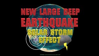 4282023  LARGE DEEP EARTHQUAKE  M66 down below West Pacific  Solar Storm effect on schedule [upl. by Esirahs]