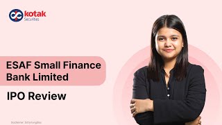 ESAF Small Finance Bank IPO Review  Issue Details Financials and More [upl. by Meunier616]