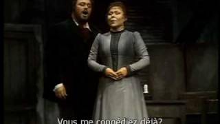 Puccini  La boheme  quotO Soave Fanciullaquot Duo Acte I [upl. by Forster]