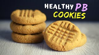 HEALTHY Peanut Butter Cookies My NEW favorite cookie recipe [upl. by Poppas]