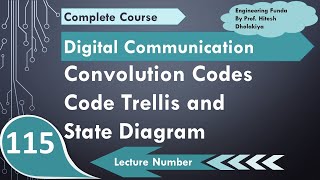 Code trellis and State Diagram of Convolutional Codes in Digital Communication by Engineering Funda [upl. by Eerdna]