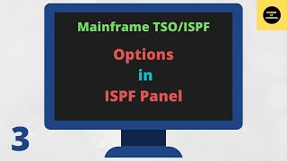 Options in TSOISPF Panel  Mainframe TSOISPF Tutorial  Part 3 [upl. by Dnaltiak]