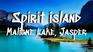 Spirit Island Cruise on Maligne Lake  Jasper Alberta Canada [upl. by Elem]