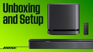 Bose Smart Soundbar System – Unboxing and Setup [upl. by Kenward]