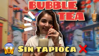 COMO HACER TÉ DE BURBUJASBUBBLE TEA BOBA MILK TEA 🧋 SIN TAPIOCA❌ ISIS G [upl. by Tippets]