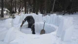 How I Build an Igloo by Myself [upl. by Oelak]