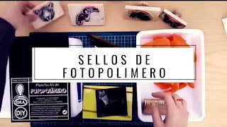 Sellos de fotopolimero  cómo hacerlos en casa [upl. by Kendrick522]