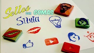 Cómo hacer SELLOS PERSONALIZADOS con CUTTER y BORRADORES [upl. by Aneis]