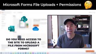 Microsoft Forms File Uploads amp Permissions [upl. by Orlantha]