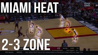 Miami Heat 23 Zone Defense  NBA Film Room [upl. by Josee]