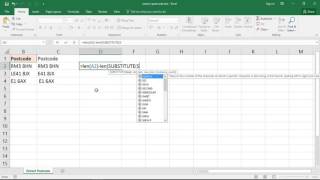 Extract Postcode from Address in UK  Excel Formula [upl. by Hoskinson]