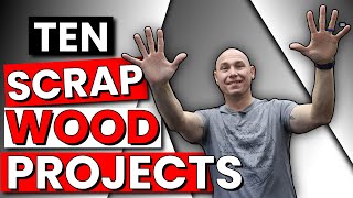 10 AMAZING Scrap Wood Project Ideas  Beginner Woodworking Projects [upl. by Santa881]