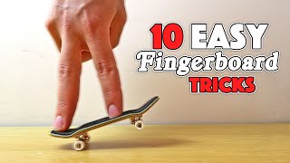 10 EASY FINGERBOARD TRICKS [upl. by Jemima]