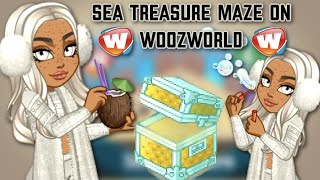 Woozworld Sea Treasure Maze On Woozworld [upl. by Weeks]