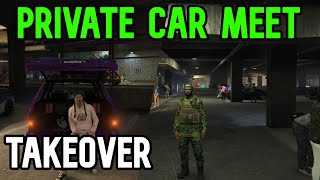 Gta 5 LS Car Meet How to Start Private Car Meet  Ls Car Meet Takeover [upl. by Nyraf]