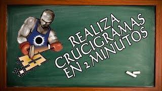 CREA CRUCIGRAMAS EN 2 MINUTOS CON CROSSWORD FORGE [upl. by Saxena392]