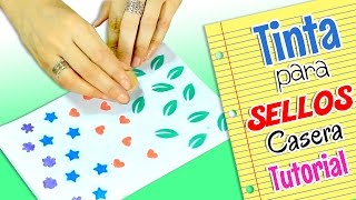 Tintas para Sellos Tintas para Scrapbook TUTORIAL [upl. by Ahsiaa]