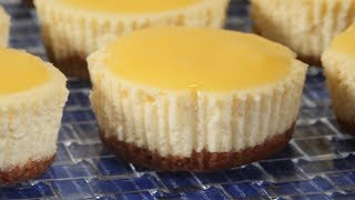 Lemon Cheesecakes Recipe Demonstration  Joyofbakingcom [upl. by Penhall]