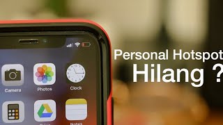 Cara Memunculkan Personal Hotspot iPhone Yang Hilang  iTechlife [upl. by Lindgren]