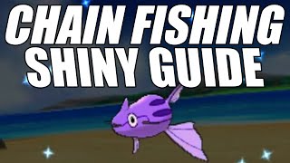 Chain Fishing Shiny Guide Omega Ruby amp Alpha Sapphire  Shiny Pokemon Catch ORAS [upl. by Selby]