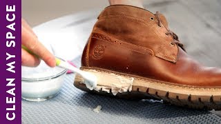 How To Clean amp Shine Leather Shoes A Minute To Clean [upl. by Icul]