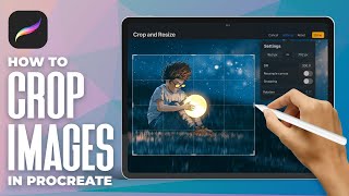 How To Crop In Procreate [upl. by Acinoj]