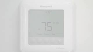 Honeywell T6 Pro Tutorial Fan Settings [upl. by Notlrahc669]