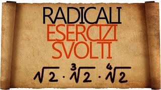 Radicali Esercizi Svolti [upl. by Eclud292]