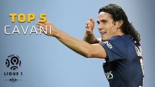 Edinson Cavani  Top 5 Goals [upl. by Gaut129]