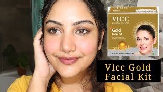 VLCC Gold Facial Step By Step Review  Anusha Beauty [upl. by Addie]