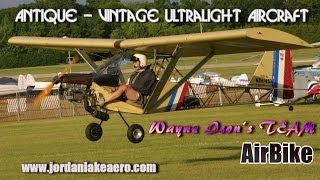 TEAM Airbike single seat ultralight  experimental aircraft by Jordan Lake Aero [upl. by Jehovah]