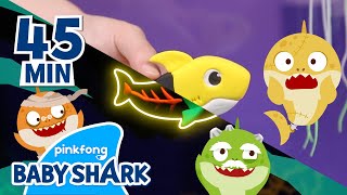 Clay Halloween Sharks and More  Compilation  Halloween Family Special  Baby Shark Official [upl. by Gold494]