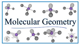 Molecular Geometry Rules Examples and Practice [upl. by Nicodemus]