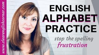 How to Say English Letters American English Alphabet Pronunciation [upl. by Kei268]