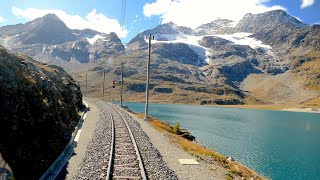 ★ Cab ride 🇨🇭St Moritz  🇮🇹Tirano Bernina pass Switzerland to Italy 102019 [upl. by Enamrahs]