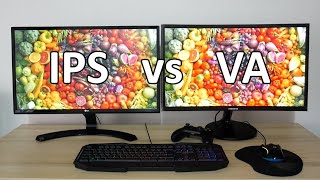 Monitor LG IPS vs Samsung VA Comparación lado a lado [upl. by Ynnaej]