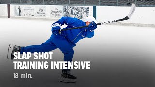 iTrain Hockey Slap Shot Training Intensive [upl. by Eenaj146]