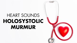 Holosystolic Murmur  Heart Sounds  MEDZCOOL [upl. by Ayenet]