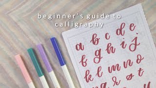 how to beginners guide to calligraphy [upl. by Ahsitan]