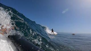 Surfing Little Reef at Le Morne in beautiful Mauritius [upl. by Nevanod568]