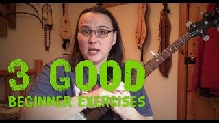 3 beginner exercises for clawhammer banjo [upl. by Ardnac]