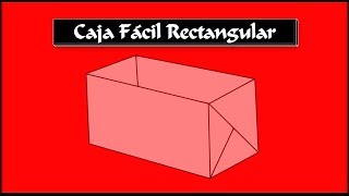 Caja Fácil Rectangular [upl. by Euqenimod]