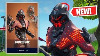 NEW OPPRESSOR SKIN Gameplay in Fortnite [upl. by Lemart]