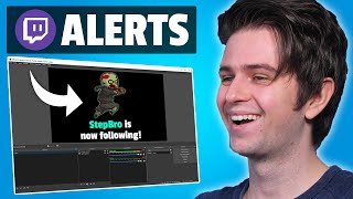 How To Setup Twitch Alerts In OBS Studio amp Streamlabs OBS 2021 [upl. by Yancy579]