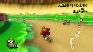 Mario Kart Wii Wii walkthrough  GCN DK Mountain [upl. by Leverett927]